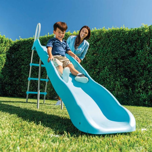 Slide 8’ precio sola, con la compra de columpio recibes $20 de descuento. Compra se haría en tienda .